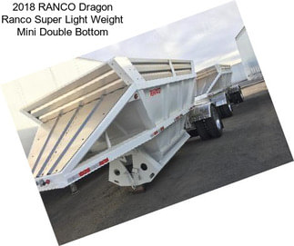 2018 RANCO Dragon Ranco Super Light Weight Mini Double Bottom