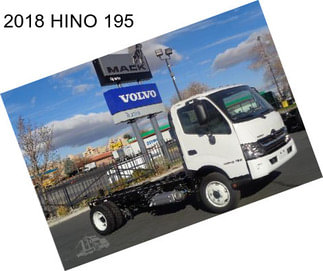 2018 HINO 195