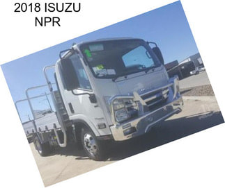 2018 ISUZU NPR