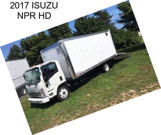 2017 ISUZU NPR HD