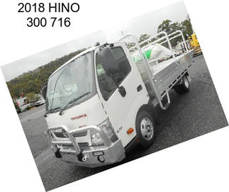 2018 HINO 300 716