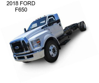 2018 FORD F650