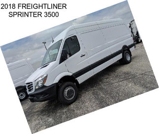 2018 FREIGHTLINER SPRINTER 3500