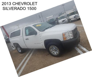 2013 CHEVROLET SILVERADO 1500