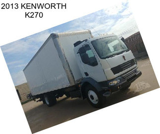 2013 KENWORTH K270