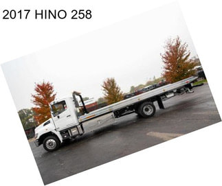2017 HINO 258