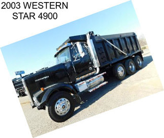 2003 WESTERN STAR 4900