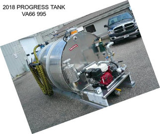 2018 PROGRESS TANK VA66 995