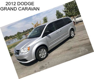 2012 DODGE GRAND CARAVAN