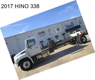 2017 HINO 338