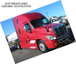 2016 FREIGHTLINER CASCADIA 125 EVOLUTION