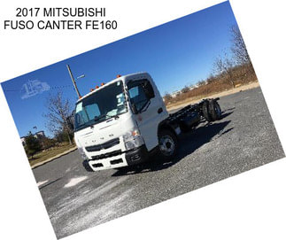 2017 MITSUBISHI FUSO CANTER FE160