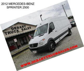 2012 MERCEDES-BENZ SPRINTER 2500