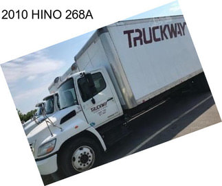 2010 HINO 268A