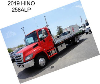 2019 HINO 258ALP