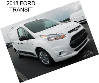 2018 FORD TRANSIT