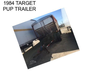 1984 TARGET PUP TRAILER