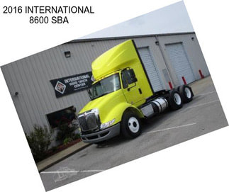 2016 INTERNATIONAL 8600 SBA