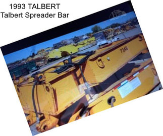 1993 TALBERT Talbert Spreader Bar