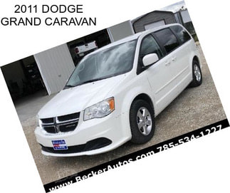 2011 DODGE GRAND CARAVAN