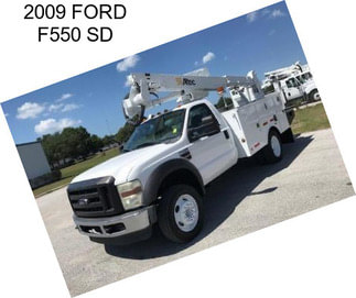 2009 FORD F550 SD