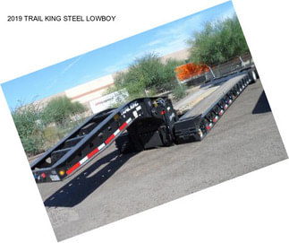 2019 TRAIL KING STEEL LOWBOY