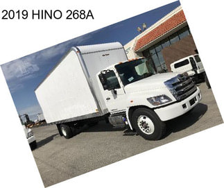 2019 HINO 268A