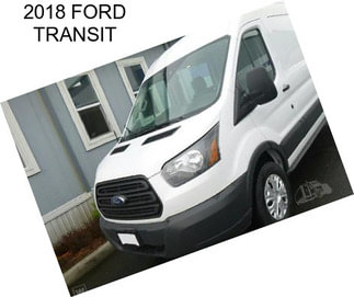 2018 FORD TRANSIT