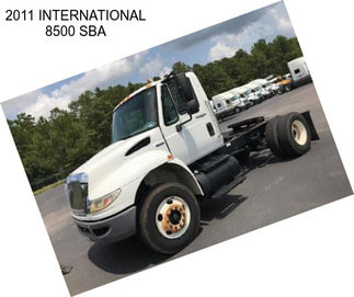 2011 INTERNATIONAL 8500 SBA