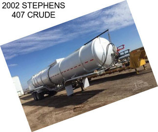 2002 STEPHENS 407 CRUDE