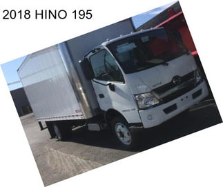 2018 HINO 195