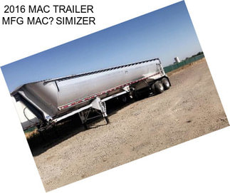 2016 MAC TRAILER MFG MACSIMIZER