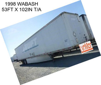 1998 WABASH 53FT X 102IN T/A