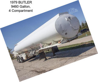 1979 BUTLER 9460 Gallon, 4 Compartment