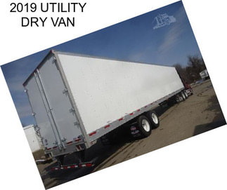 2019 UTILITY DRY VAN