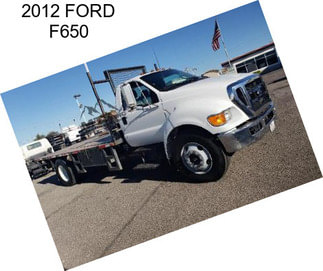 2012 FORD F650