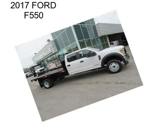 2017 FORD F550