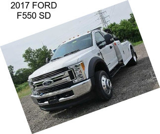 2017 FORD F550 SD