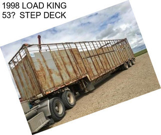 1998 LOAD KING 53 STEP DECK