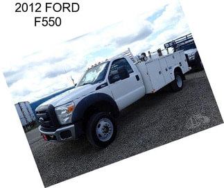 2012 FORD F550