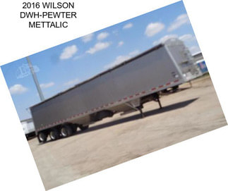 2016 WILSON DWH-PEWTER METTALIC