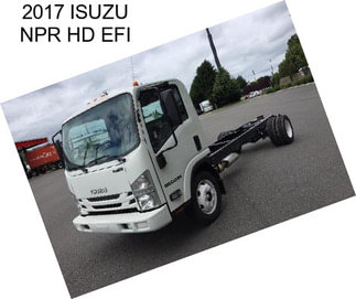 2017 ISUZU NPR HD EFI