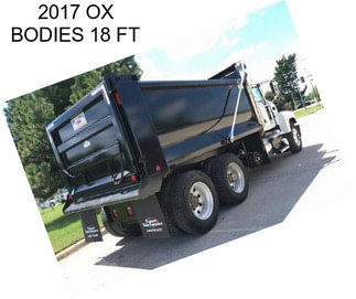 2017 OX BODIES 18 FT