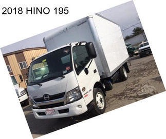 2018 HINO 195