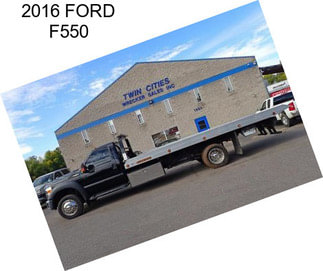 2016 FORD F550