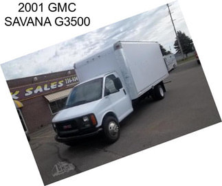 2001 GMC SAVANA G3500