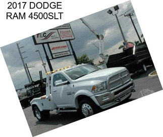 2017 DODGE RAM 4500SLT