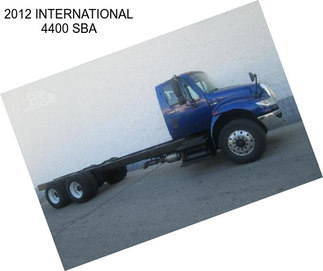 2012 INTERNATIONAL 4400 SBA