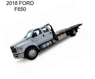 2018 FORD F650