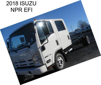 2018 ISUZU NPR EFI